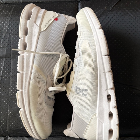 On Running Shoes - On “Cloudrift” Women’s Running Shoes Size 9 EUC Undyed/White Frost 87 98116